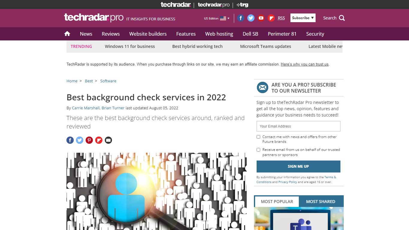 Best Background Check Services In 2022 | TechRadar